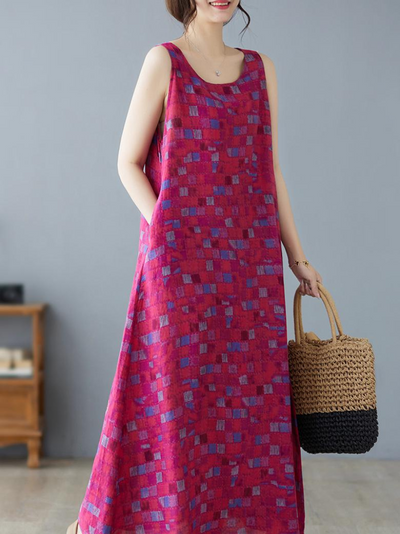 Women's Cotton A-line Dress