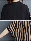 Women's Summer Button-Up Front Large Pockets Kaftan Dress