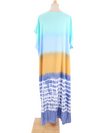 Never Look Back Women's Rayon Stylish Kaftan Dress