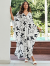 Women's Summer Elevate Beach Cover-Up Long Kaftan Dress