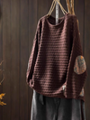 Women's Warm and Stylish Plain Sweater Top