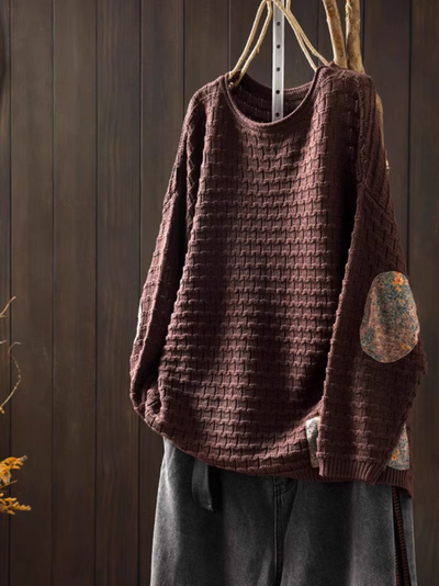 Women's Warm and Stylish Plain Sweater Top