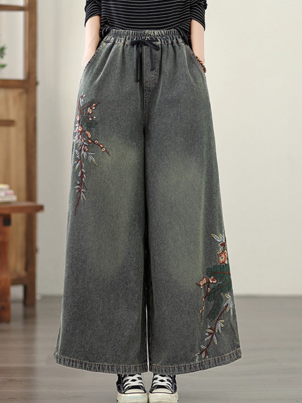 Women's Summer & Spring Retro Ethnic Stylish Printed Bottom
