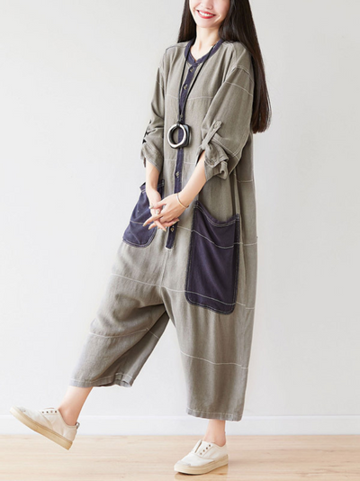 Women's Loose Dungaree