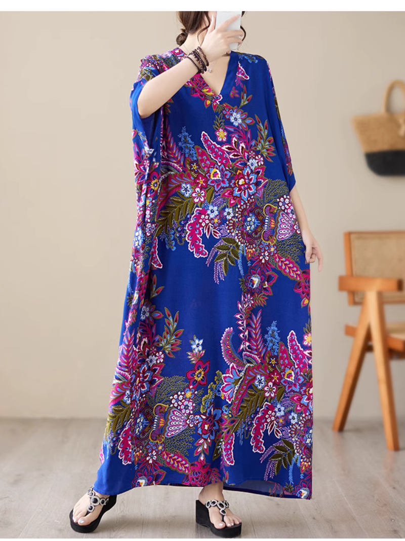 Women's Casual Pattern Kaftan Dress