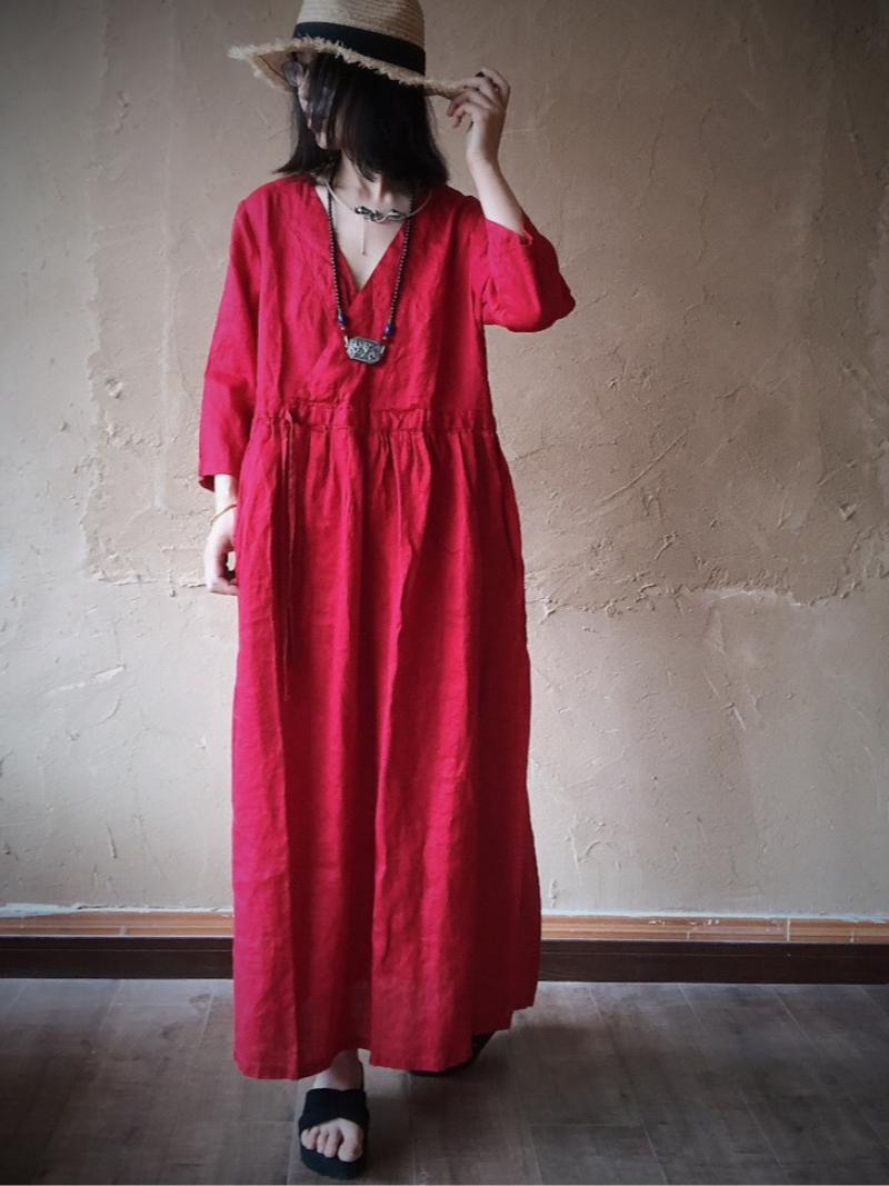 Women's Beauty and Comfort Mid-Length Smock dress