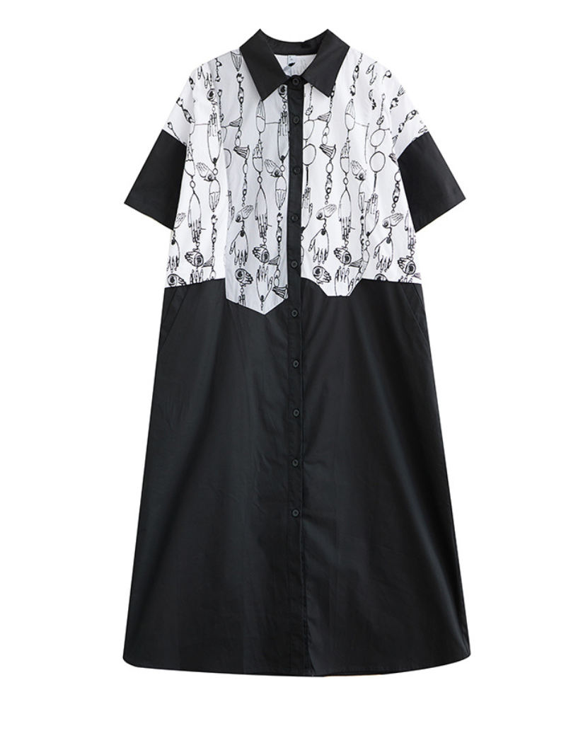 Women's Mid-Length Shirt Dress