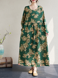 Women's Printed Smock Dress