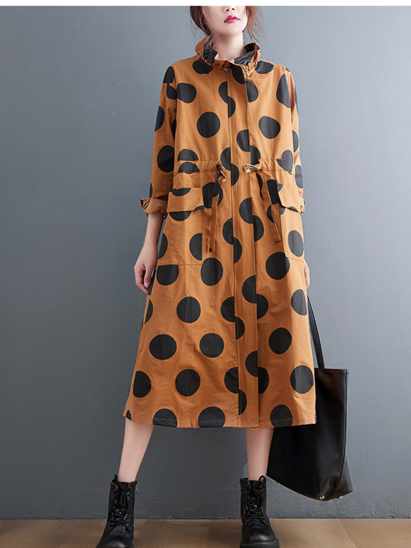 Women's Spring and Autumn Loose Single-Layer Coat With Pocket