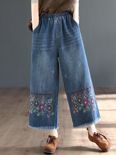 Women's Denim Bottom Pants