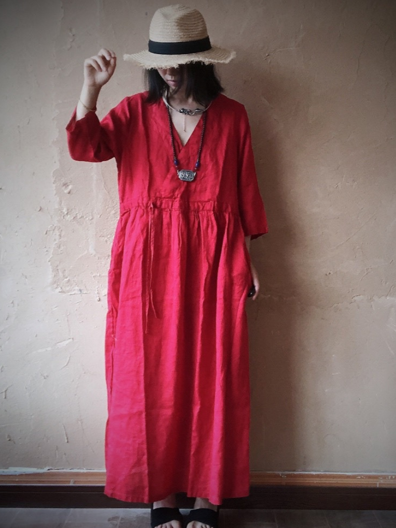 Women's Beauty and Comfort Mid-Length Smock dress