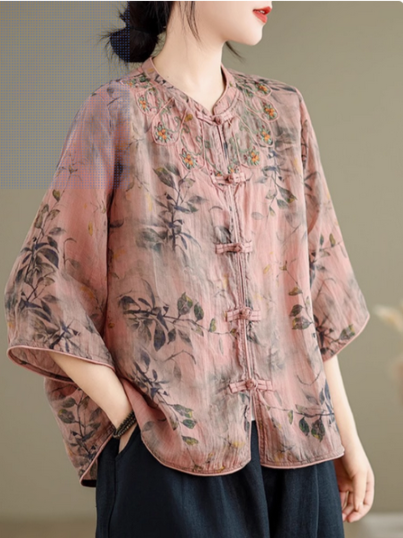 Women's Stylish Everyday Wear Large Size Floral Tops