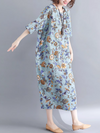 Women's Elegant Floral  A-Line Dress