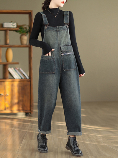 Do Make It a Denim Day Women's Overalls Dungarees