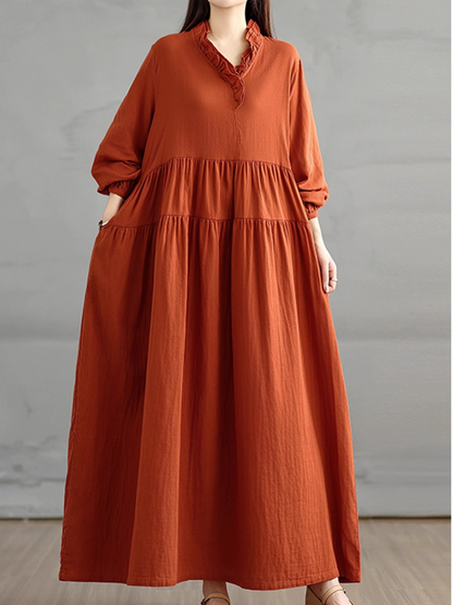 oversize smock dress Sister Jane Oversized Midi Smock Dress With Tiered Skirt in Blue