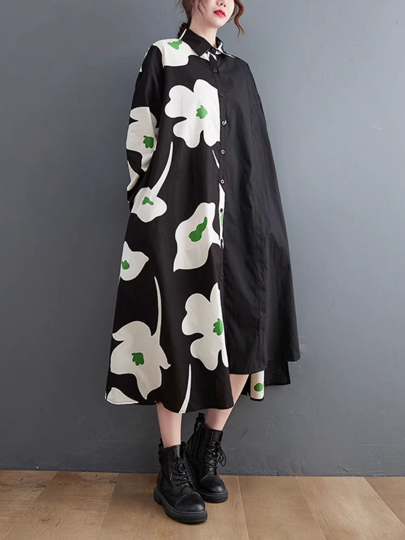 Women's Shirt A-Line Dress
