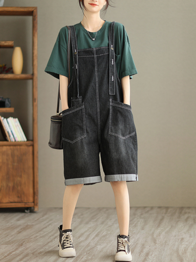 Women's Short Dungarees