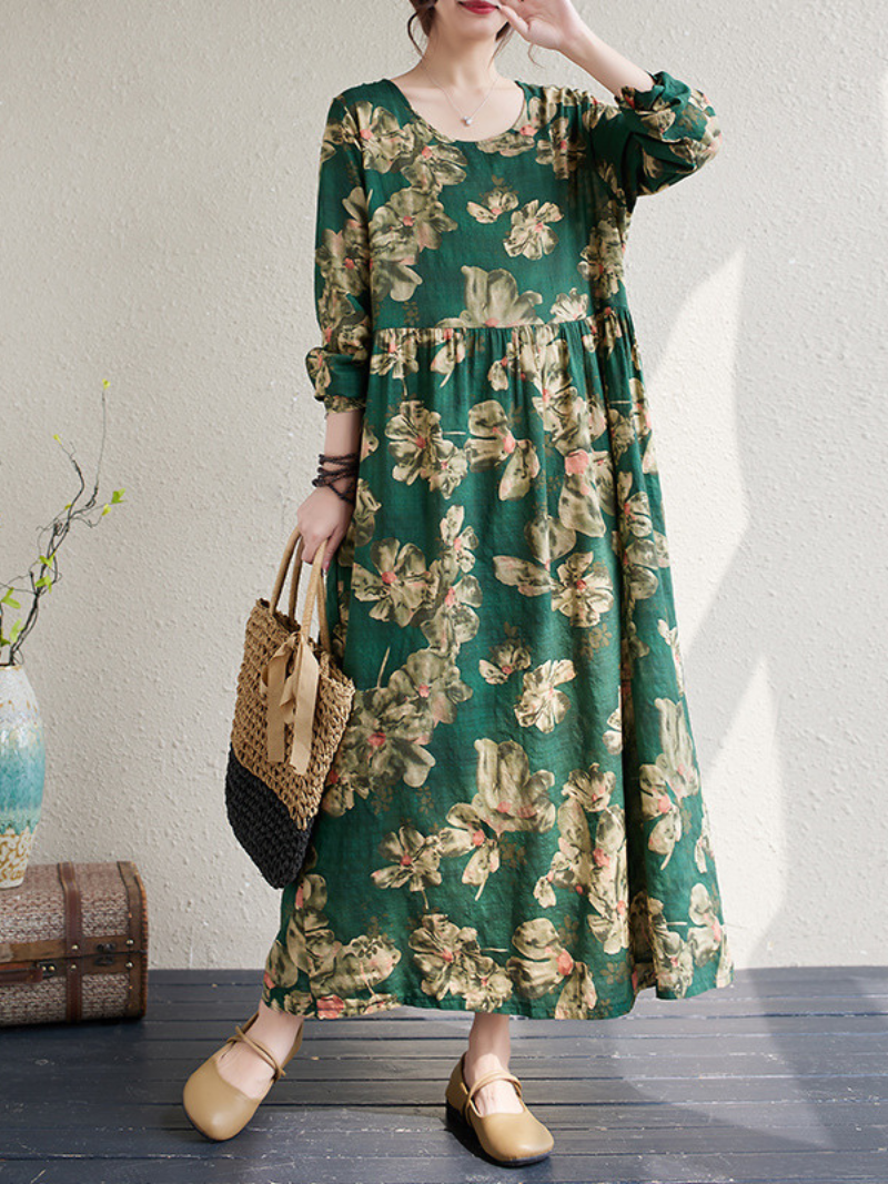 Women's Long Smock Dress