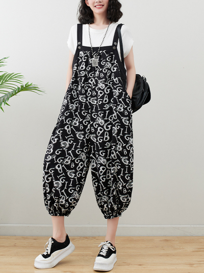 Women's New Baggy Dungarees