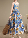 Women's Sunny-Day Style Printed A-Line Dress