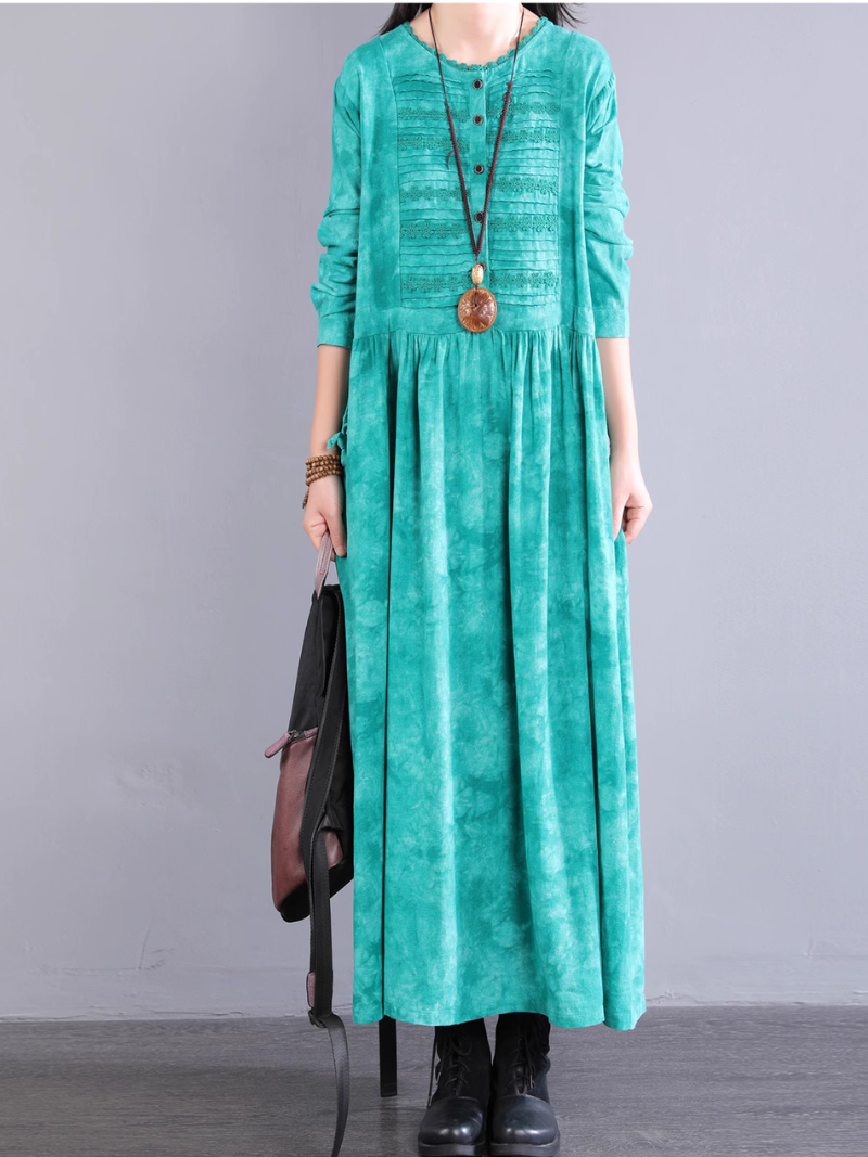 Women's Summer Beautiful Unique Style Pleated A-Line Dress