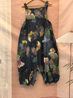 Floral dress with colorful patterns 