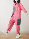 Women's Pocket And Stylish Back A-Line Dress