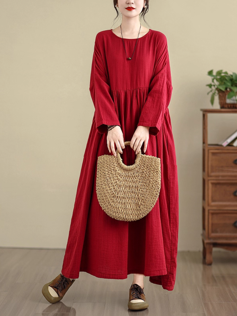 Women's Red Long Dress