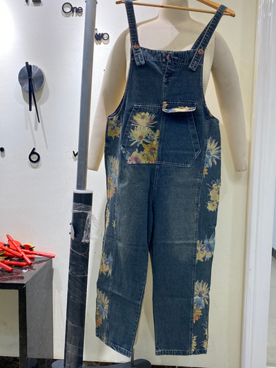Wildest Dreams Cotton Denim Overalls Dungarees