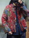 Women's Winter Wonderland Floral Loose Printed Coat