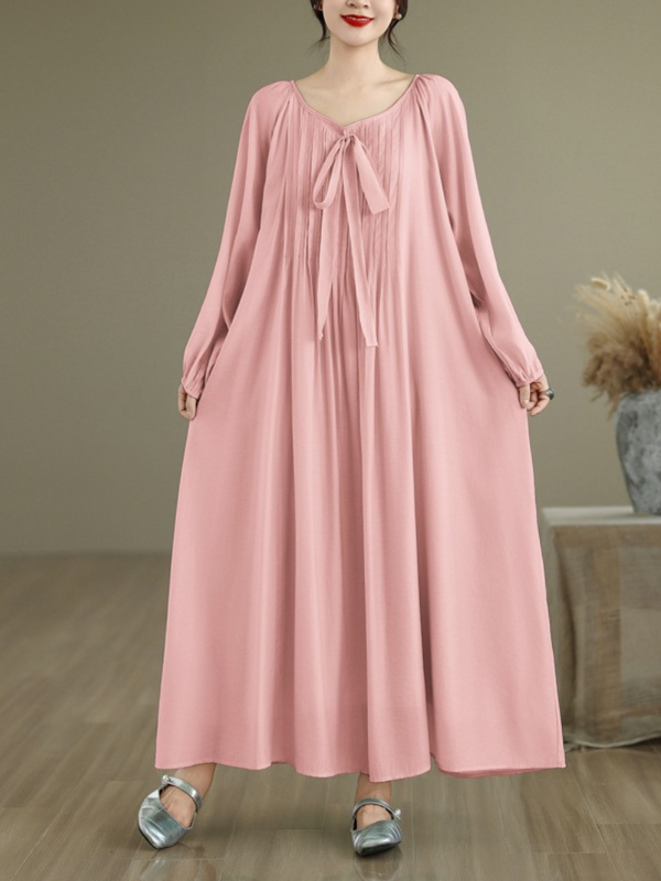 Women's Pink A-Line Dress