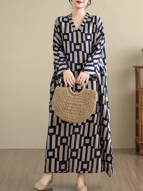 Women's Summer Trendy & Casual Loose Versatile Kaftan Dress – Eva Trends