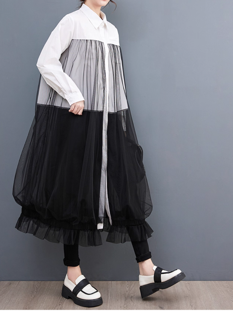 Women's Summer Retro Casual & Fluffy Style Loose A-line Dress