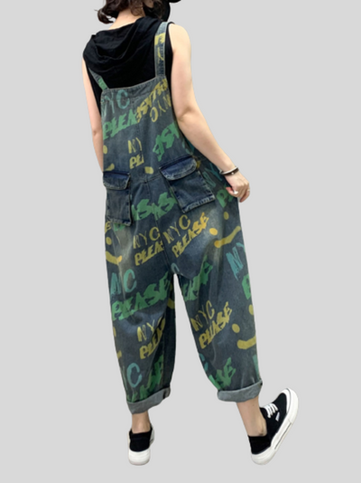 Women's Blue Overall Dungarees