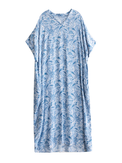 Women's light blue Kaftan Dress