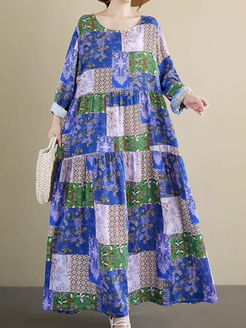 Women’s Summer Graceful & Modern Floral Smock Dress