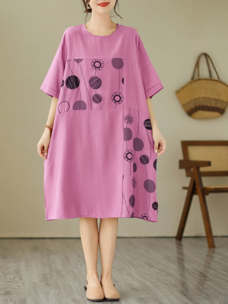 Women's Pink A-line Dress