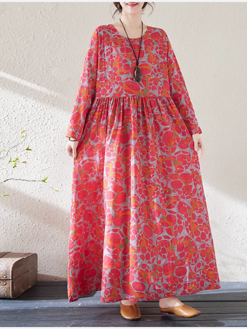 Women's  Printed A-line Dress