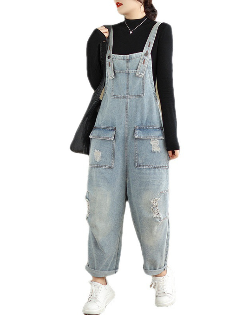 Women's Denim Overalls Dungaree