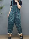 Women's Green Overall Dungarees