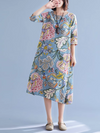 Women's Printed A-Line Dress