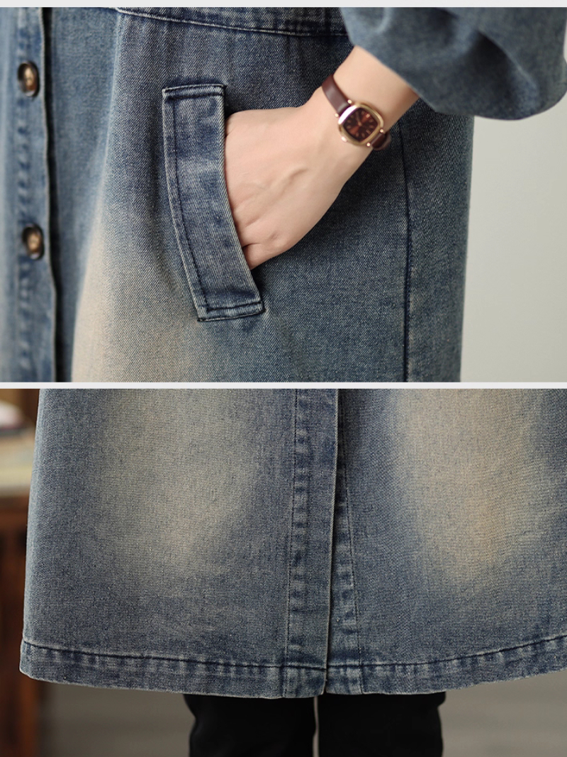 Women's Summer Stylish & Comfy  Denim Hooded Loose Jacket