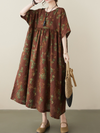 Women's Coffee Smock Dress