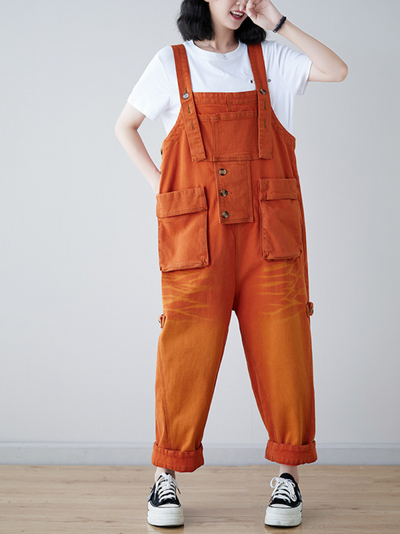 Classic Vintage Overalls Women's Denim Dungarees