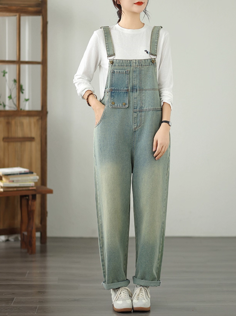 Women's Loose Dungaree 