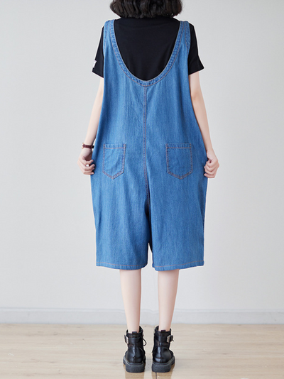 Women's Short  Dungarees Overalls