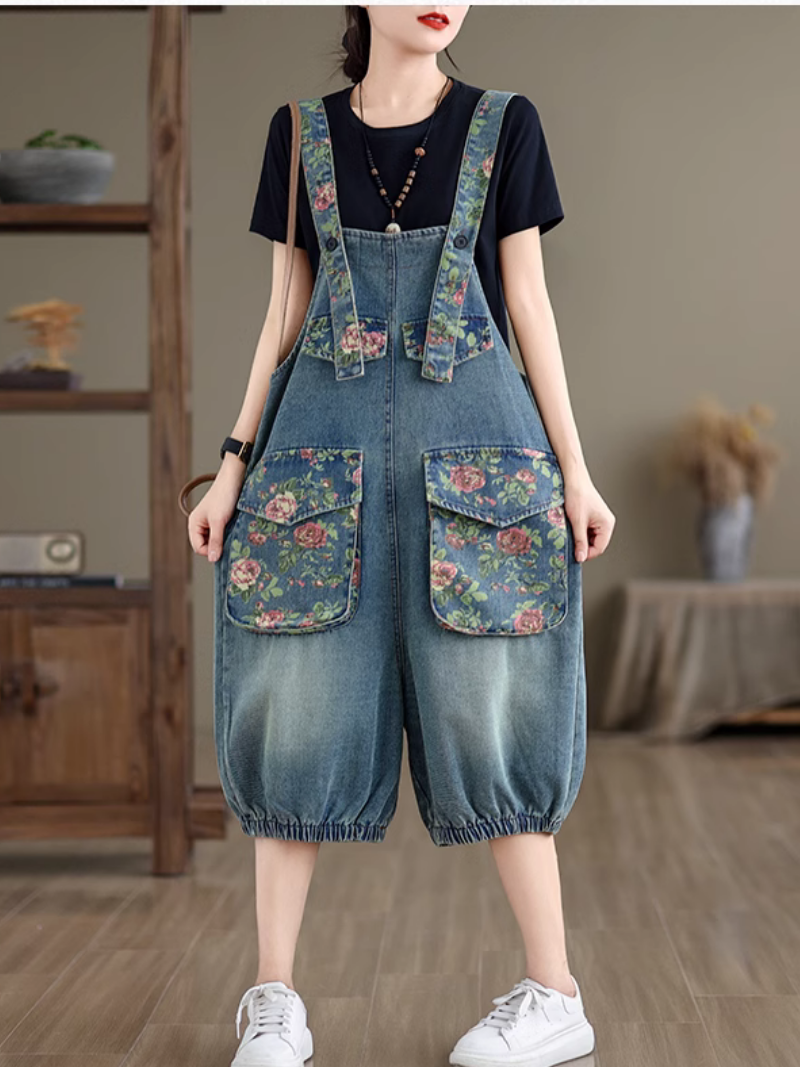 Look d'été élégant des femmes Sautpondées de fleurs lâches