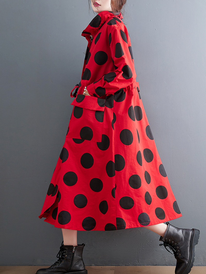 Women's Spring and Autumn Loose Single-Layer Coat With Pocket
