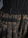Women's Stylish Retro Printed Elastic Waist Pant Bottom