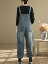 Women New Artical Three-Dimensional Pocket  Dungarees